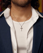 The Crucifix Cross Chain - Silver