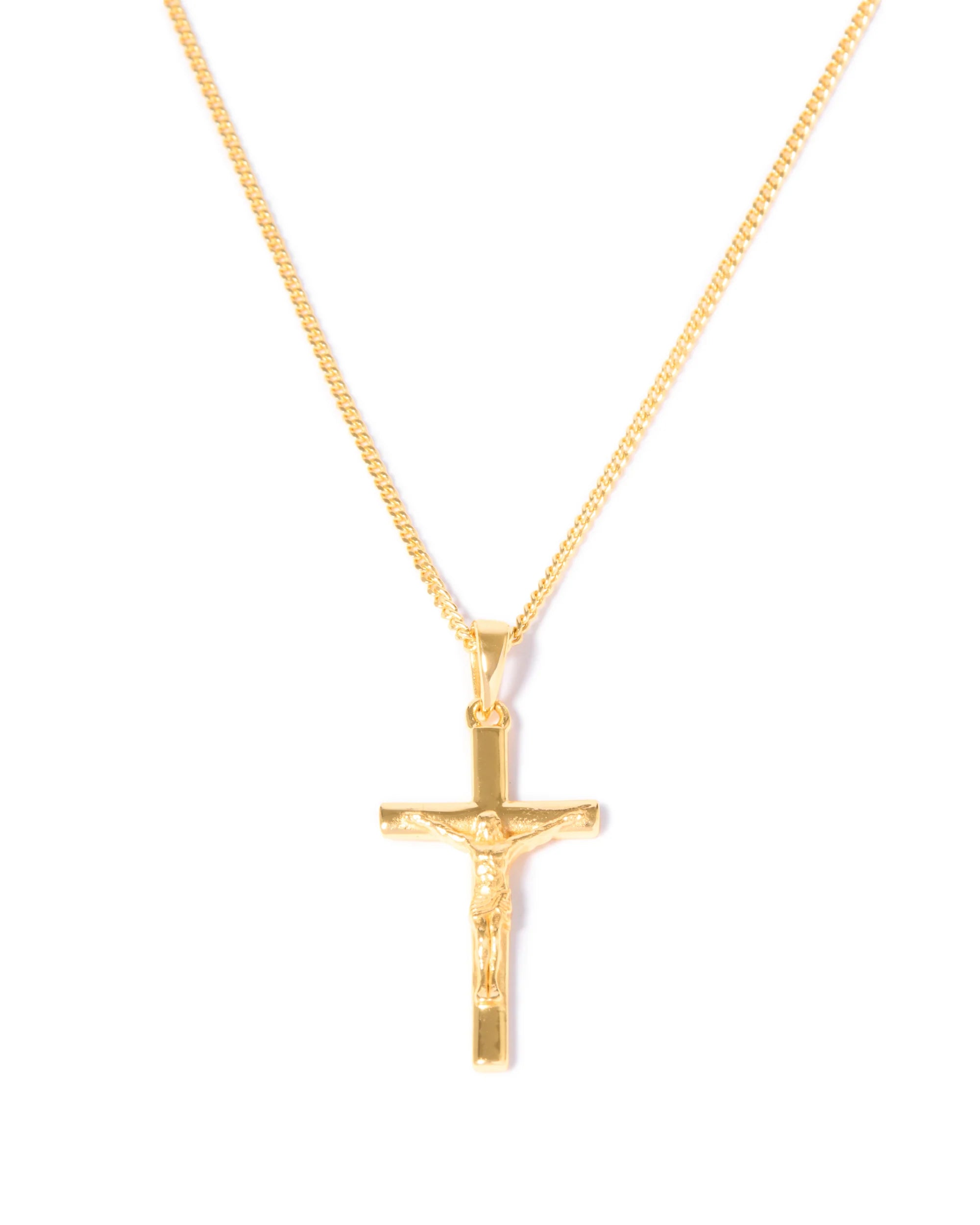 The Crucifix Cross Chain - Gold