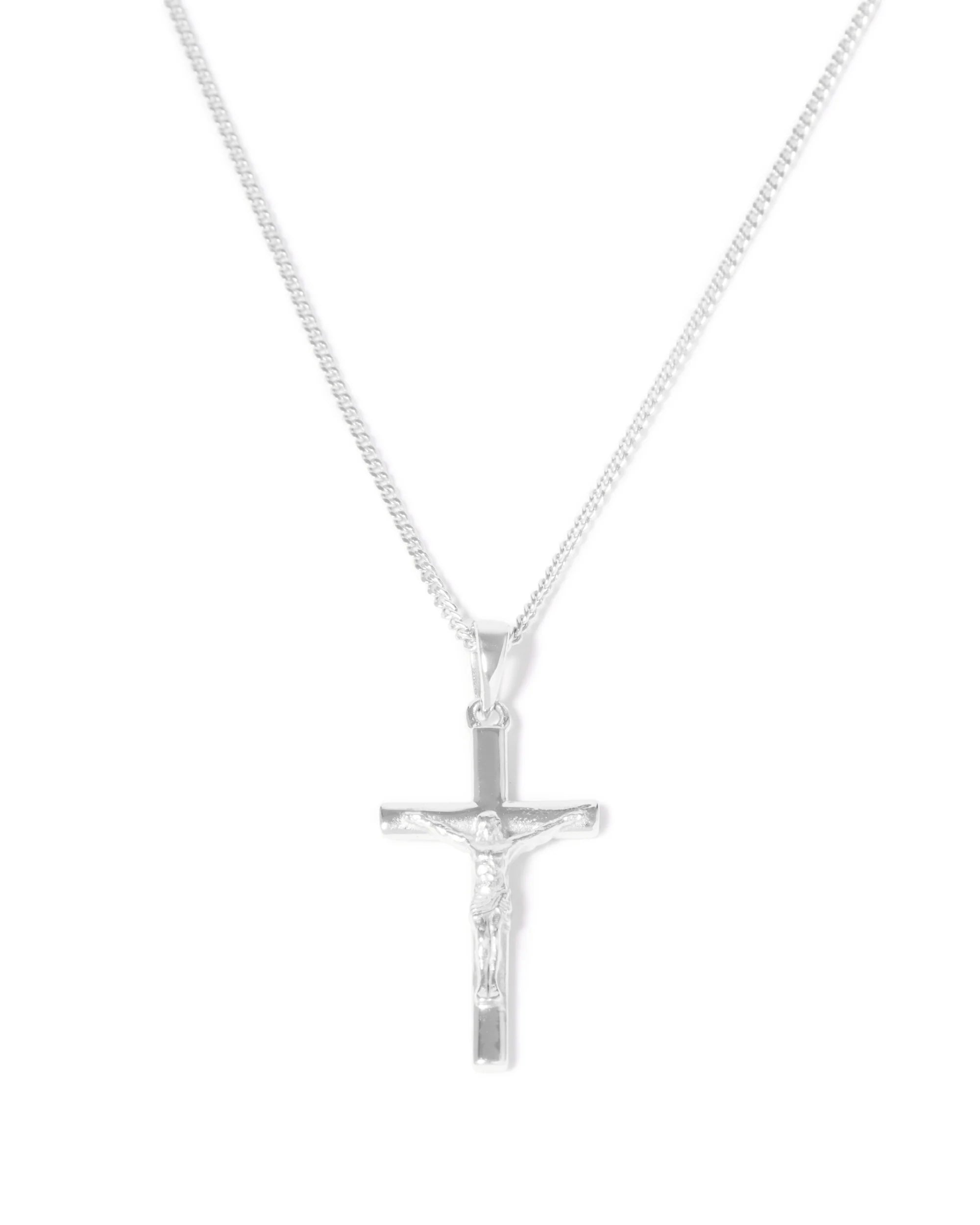 The Crucifix Cross Chain - Silver