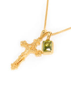 Motif Crucifix x Mediterranean Olive stone stack - Gold