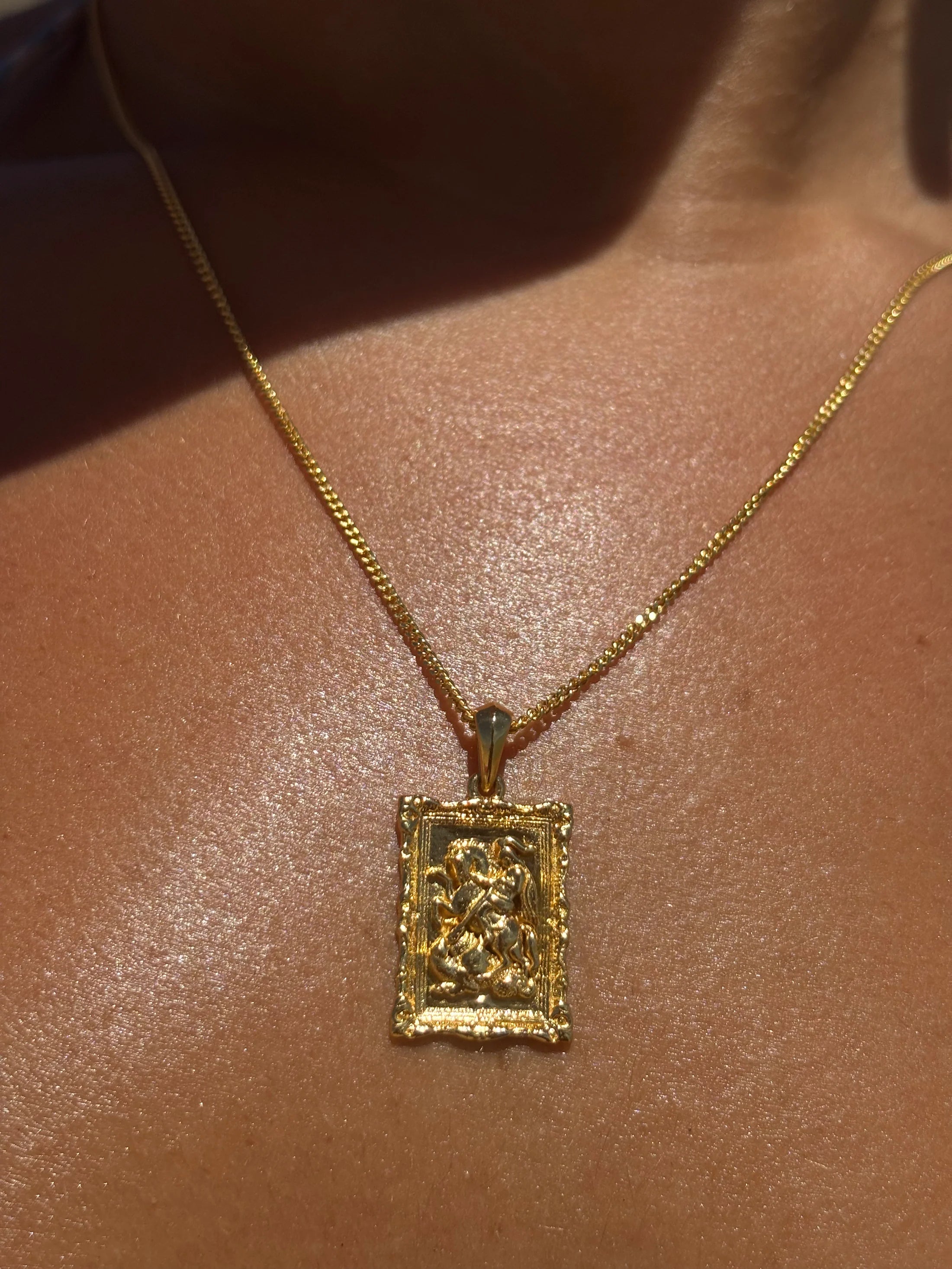 St George Baroque Frame - Gold