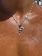 Motif Crucifix x Mini Guadalupe - Silver