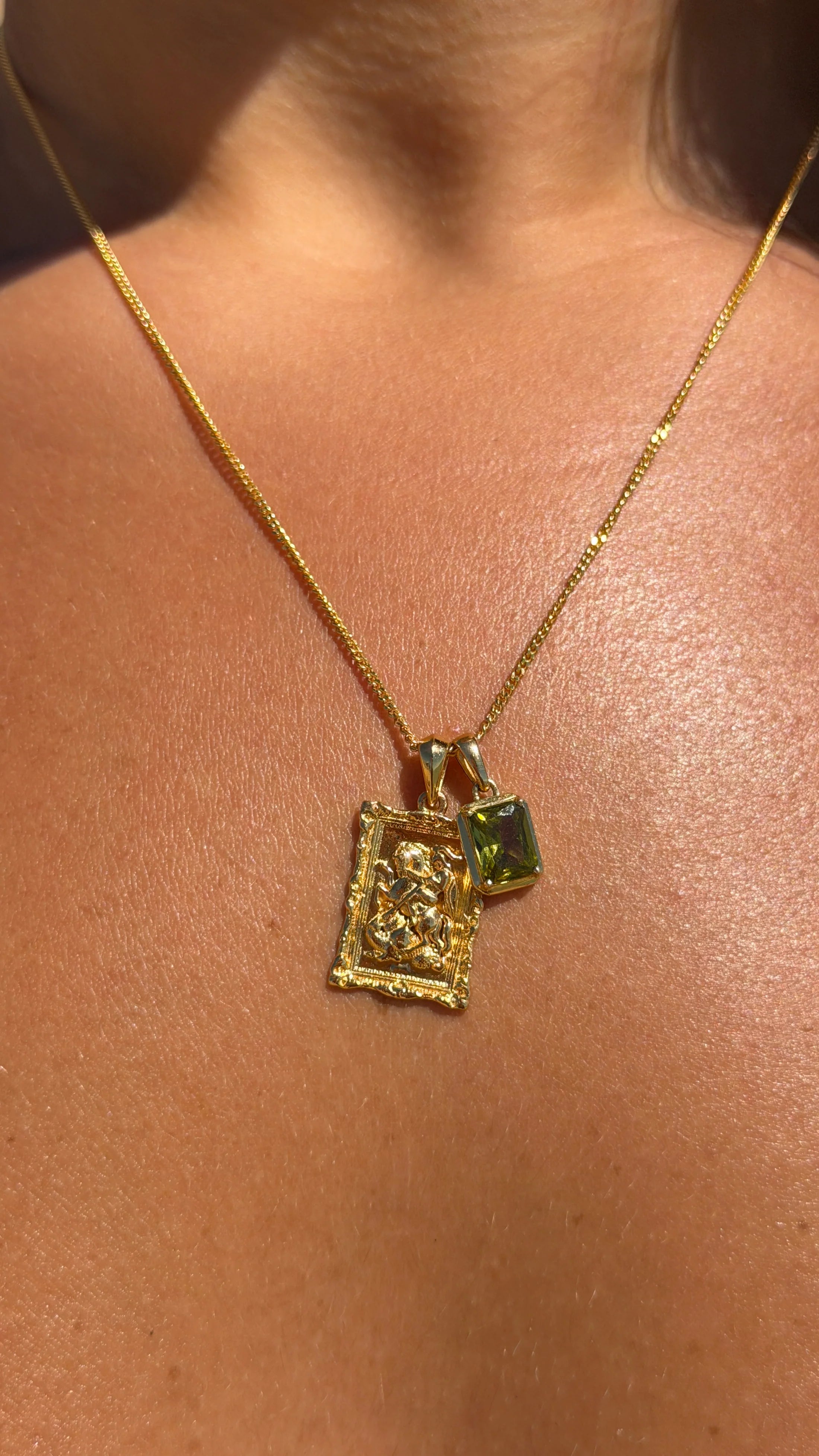 St George frame Mediterranean Olive stack - Gold