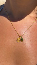 Mini Guadalupe X Mediterranean Olive stone stack - Gold