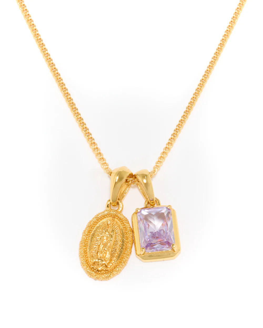 Mini Guadalupe x Lavender stone stack - Gold