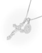 Motif Crucifix x Mini Guadalupe - Silver
