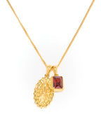 Our Lady of Guadalupe x Lisbon red stone stack - Gold