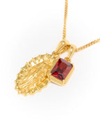 Our Lady of Guadalupe x Lisbon red stone stack - Gold