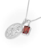 The Guardian x Lisbon red stone stack - Silver