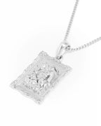 St George Baroque Frame - Silver