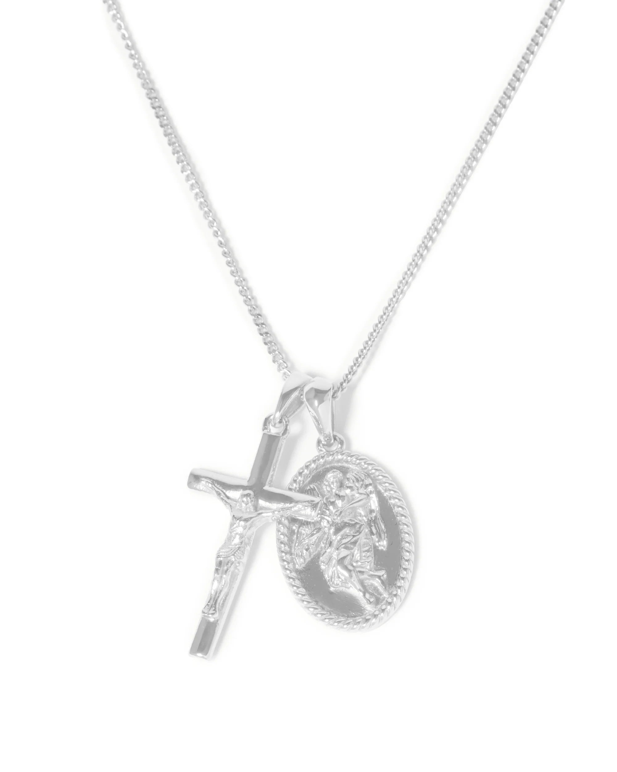 The Guardian x Crucifix Cross - Silver