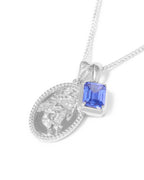 The Guardian X Sapphire Stone - Silver